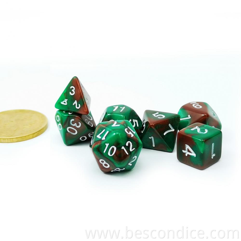 Tiny Mini Role Playing Dice Set 1